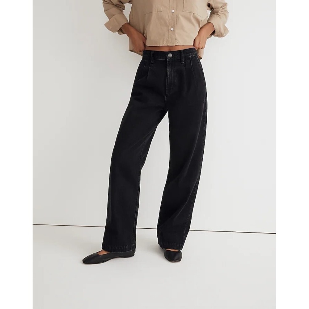 Madewell Womens‎ Baggy Straight Leg Jeans in Norfleet Wash Size 27